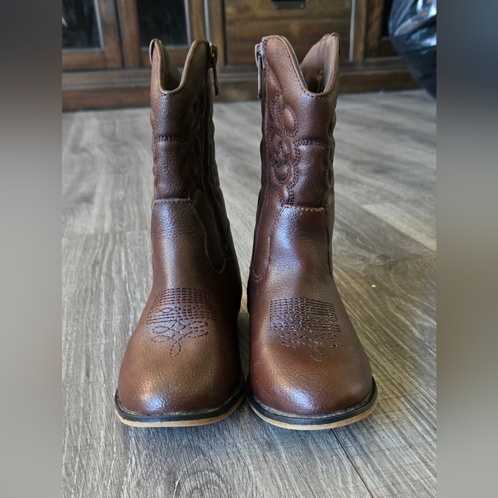 Cat & Jack Brown Kids Boots